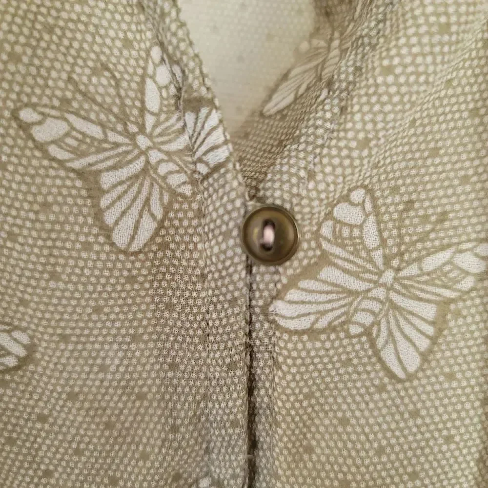 Matilda jane sleeveless butterfly blouse